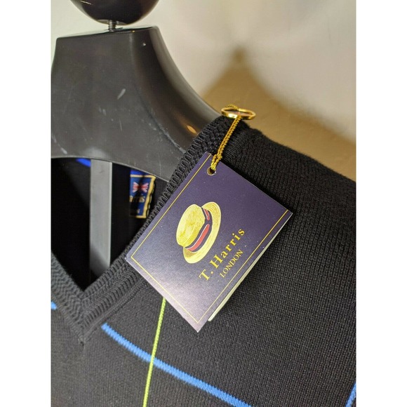 T Harris London100% Cotton Sweater Vest Size L - Picture 2 of 7